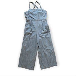 J. Crew Blue Denim Jumpsuit